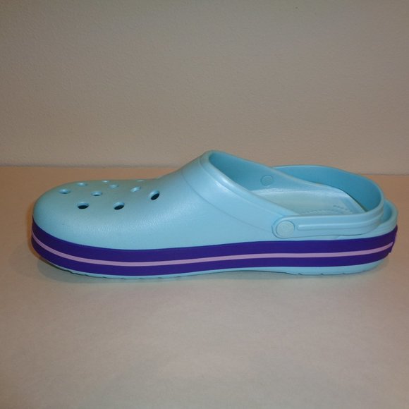 Crocs Size 13 CROCBAND New Blue Clogs Loafers main image 8